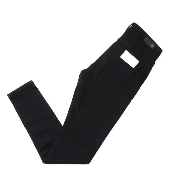 NWT Adriano Goldschmied AG Farrah Skinny in Opulent Black Stretch Jeans 28 - Picture 6 of 6